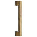 M Marcus Heritage Brass Urban Design Bolt Through Fixing Pull Handle 305mm length